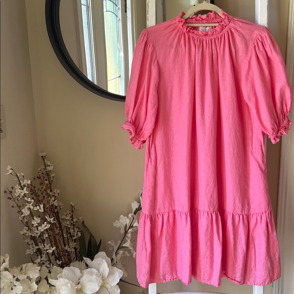 Velvet by Graham & Spencer Bernice Lt Pink Dress. - Picture 10 of 11